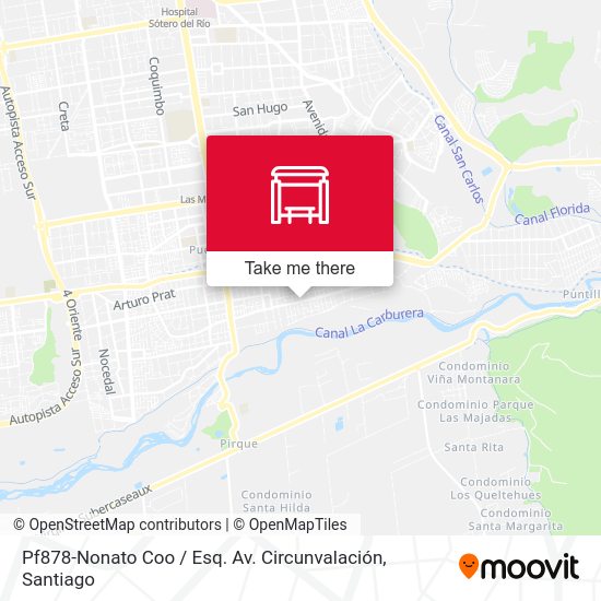 Mapa de Pf878-Nonato Coo / Esq. Av. Circunvalación