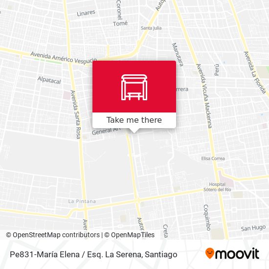 Pe831-María Elena / Esq. La Serena map