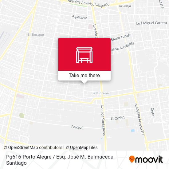 Pg616-Porto Alegre / Esq. José M. Balmaceda map