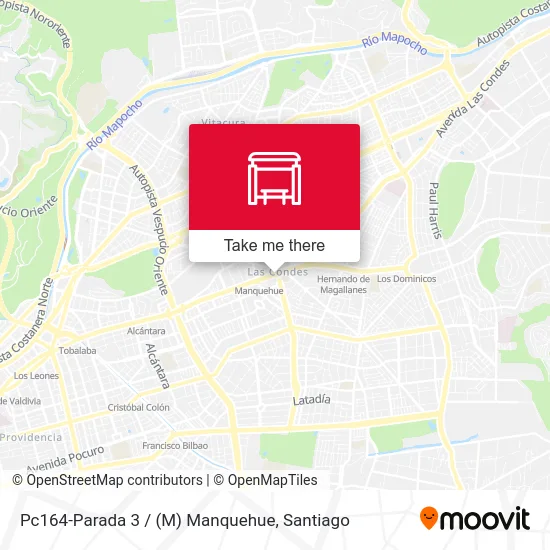Pc164-Parada 3 / (M) Manquehue map