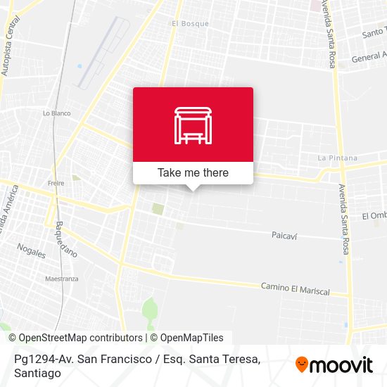 Pg1294-Av. San Francisco / Esq. Santa Teresa map