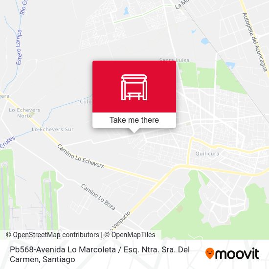 Pb568-Avenida Lo Marcoleta / Esq. Ntra. Sra. Del Carmen map