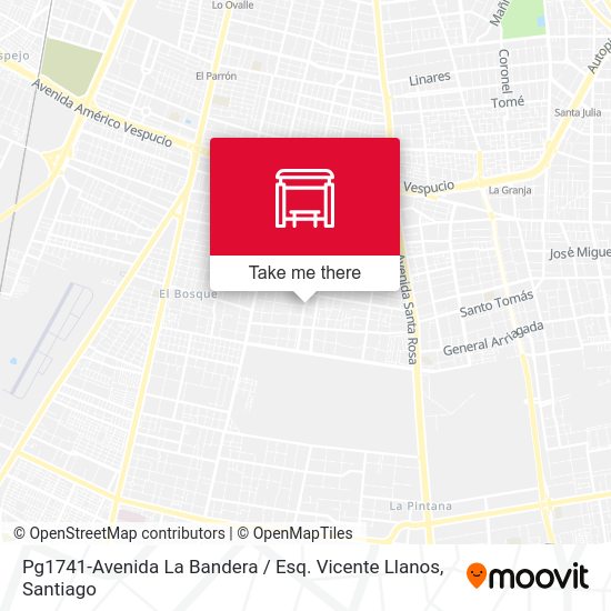 Pg1741-Avenida La Bandera / Esq. Vicente Llanos map