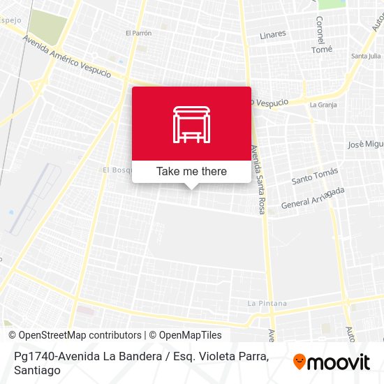 Pg1740-Avenida La Bandera / Esq. Violeta Parra map