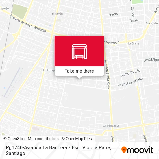Pg1740-Avenida La Bandera / Esq. Violeta Parra map