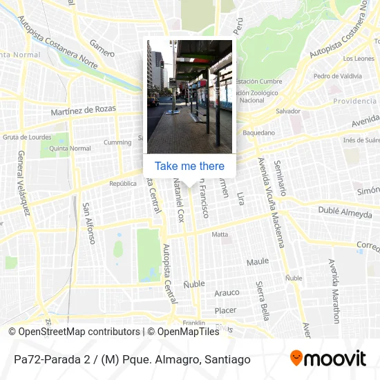 Pa72-Parada 2 / (M) Pque. Almagro map