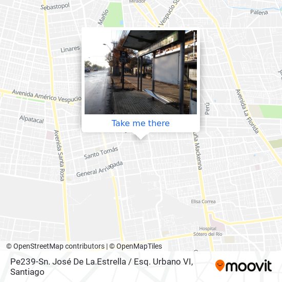 Pe239-Sn. José De La.Estrella / Esq. Urbano VI map