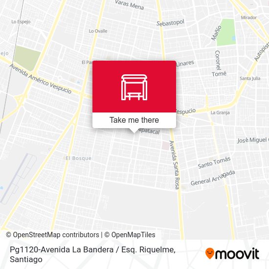 Mapa de Pg1120-Avenida La Bandera / Esq. Riquelme