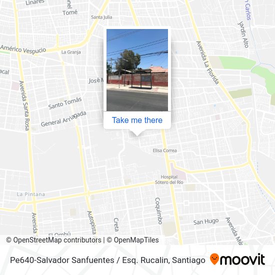 Mapa de Pe640-Salvador Sanfuentes / Esq. Rucalin