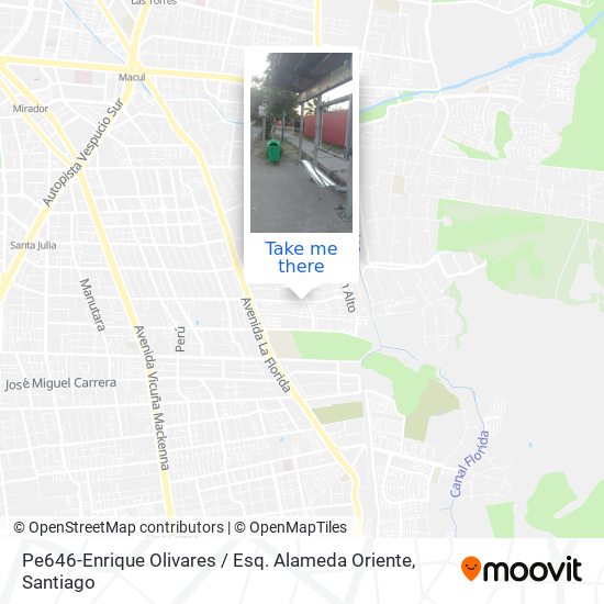 Pe646-Enrique Olivares / Esq. Alameda Oriente map