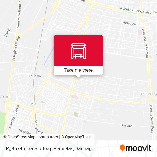 Mapa de Pg867-Imperial / Esq. Peñuelas