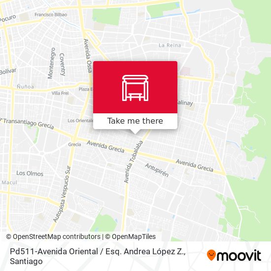 Pd511-Avenida Oriental / Esq. Andrea López Z. map