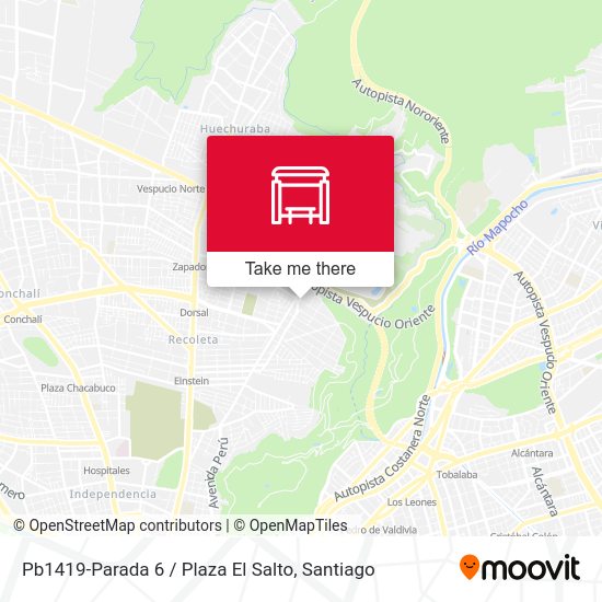 Pb1419-Parada 6 / Plaza El Salto map