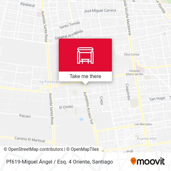 Mapa de Pf619-Miguel Ángel / Esq. 4 Oriente