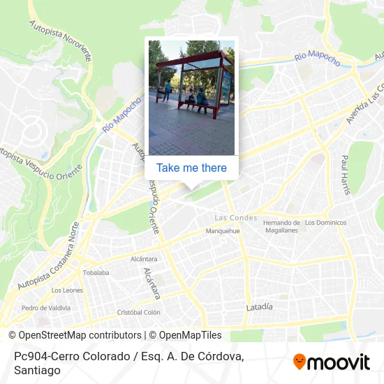 Pc904-Cerro Colorado / Esq. A. De Córdova map