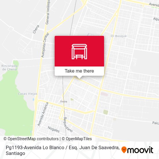 Pg1193-Avenida Lo Blanco / Esq. Juan De Saavedra map