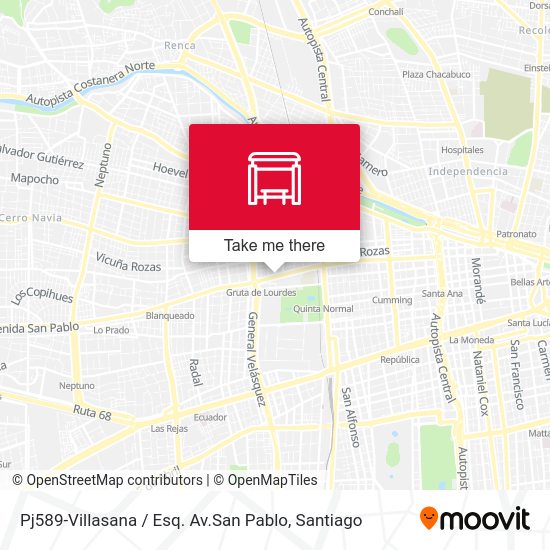 Pj589-Villasana / Esq. Av.San Pablo map