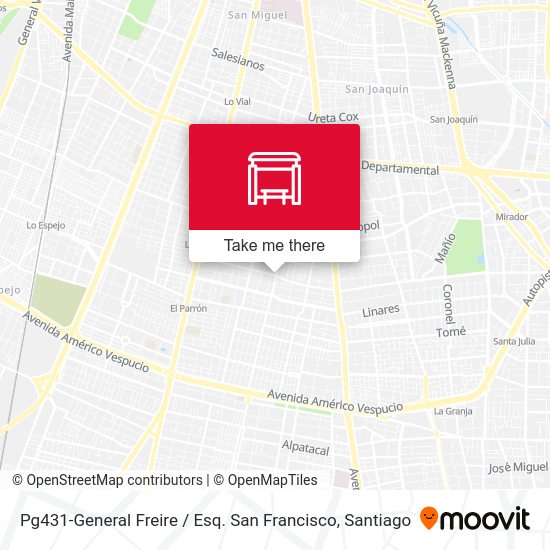Mapa de Pg431-General Freire / Esq. San Francisco