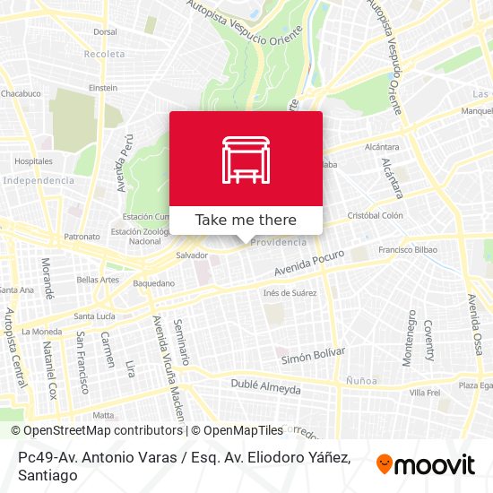 Pc49-Av. Antonio Varas / Esq. Av. Eliodoro Yáñez map