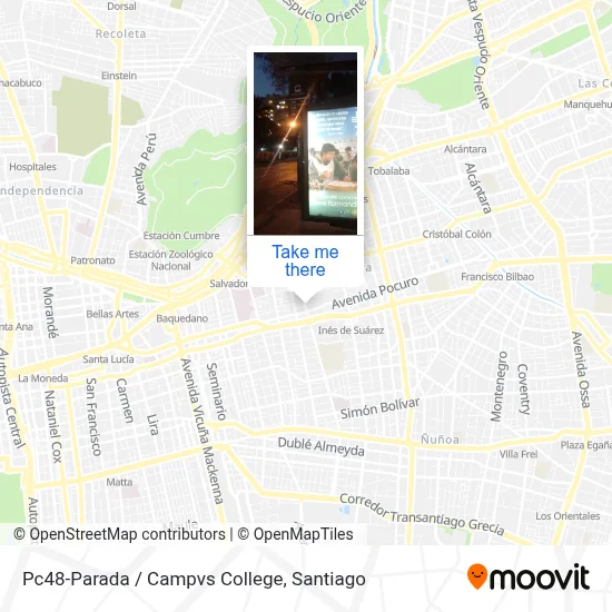 Pc48-Parada / Campvs College map