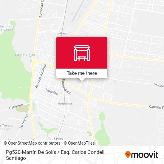 Pg520-Martín De Solís / Esq. Carlos Condell map
