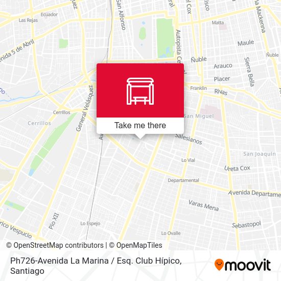 Mapa de Ph726-Avenida La Marina / Esq. Club Hípico