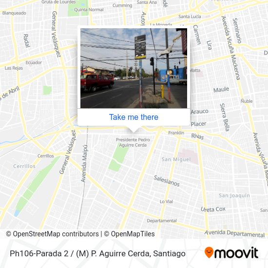 Mapa de Ph106-Parada 2 / (M) P. Aguirre Cerda