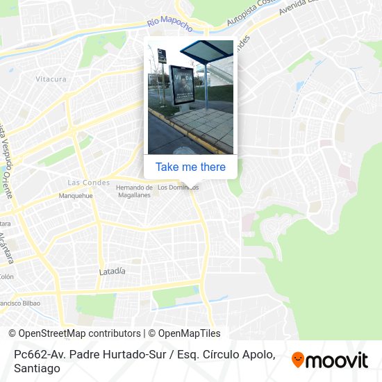 Pc662-Av. Padre Hurtado-Sur / Esq. Círculo Apolo map