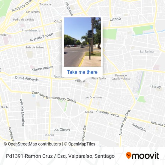 Mapa de Pd1391-Ramón Cruz / Esq. Valparaíso
