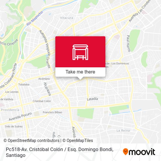 Mapa de Pc518-Av. Cristóbal Colón / Esq. Domingo Bondi