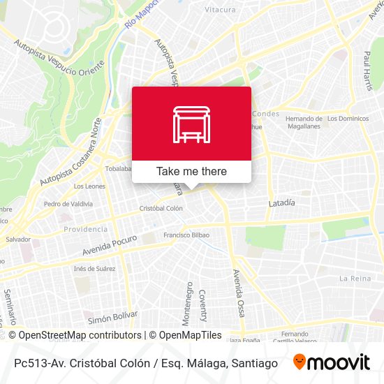 Mapa de Pc513-Av. Cristóbal Colón / Esq. Málaga