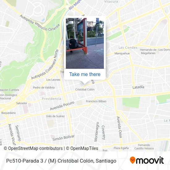 Pc510-Parada 3 / (M) Cristóbal Colón map