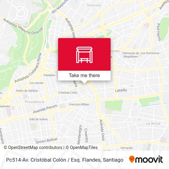 Mapa de Pc514-Av. Cristóbal Colón / Esq. Flandes