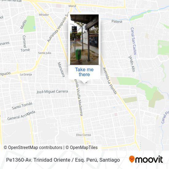 Pe1360-Av. Trinidad Oriente / Esq. Perú map
