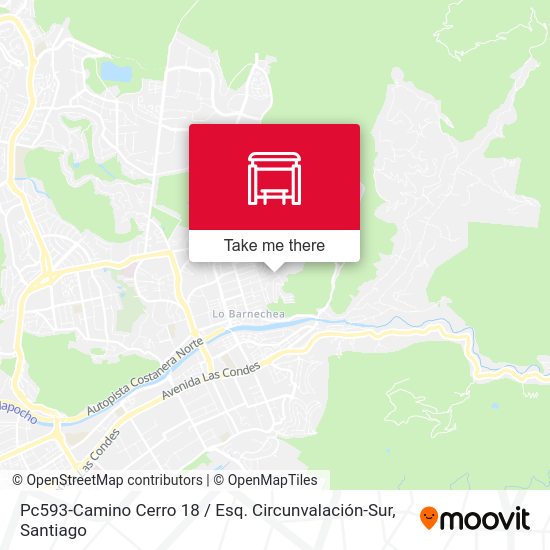 Mapa de Pc593-Camino Cerro 18 / Esq. Circunvalación-Sur