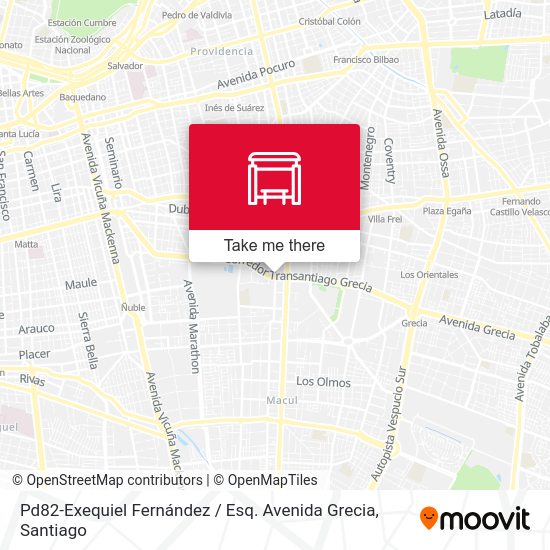 Mapa de Pd82-Exequiel Fernández / Esq. Avenida Grecia