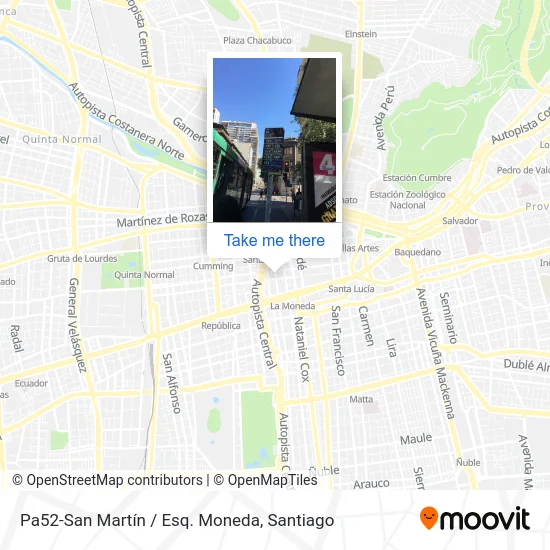 Pa52-San Martín / Esq. Moneda map