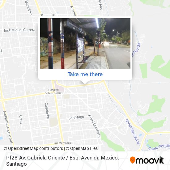 Pf28-Av. Gabriela Oriente / Esq. Avenida México map