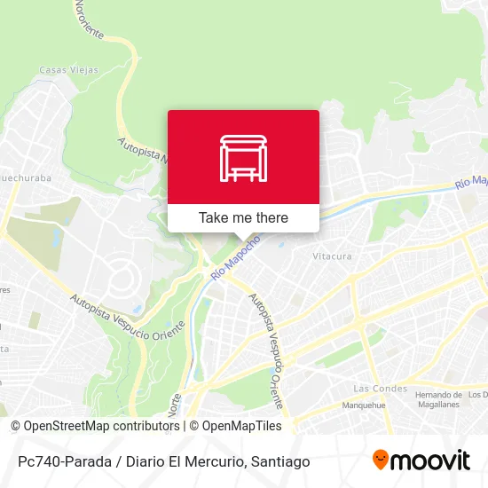 Pc740-Parada / Diario El Mercurio map
