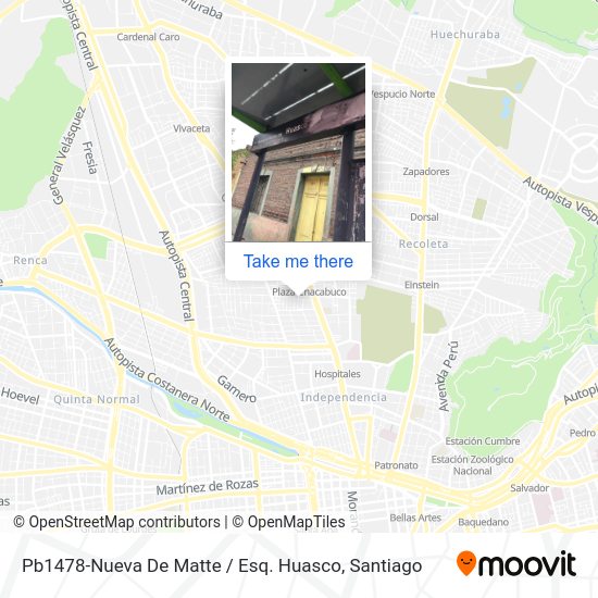 Pb1478-Nueva De Matte / Esq. Huasco map