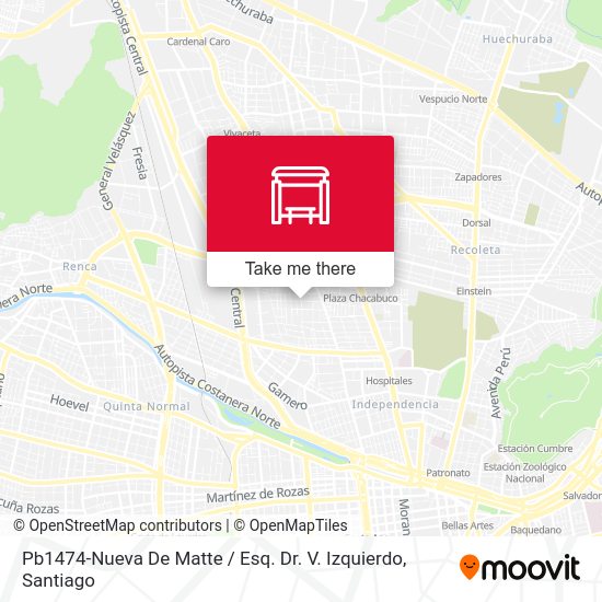 Mapa de Pb1474-Nueva De Matte / Esq. Dr. V. Izquierdo