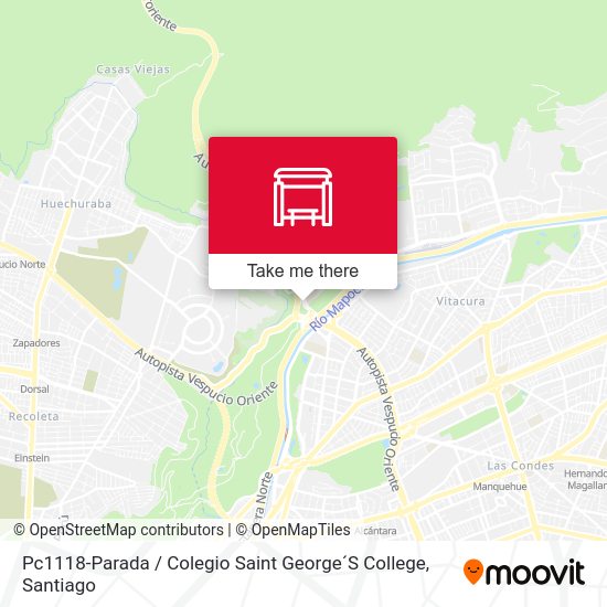 Mapa de Pc1118-Parada / Colegio Saint George´S College