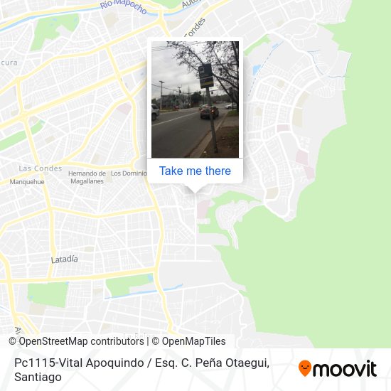 Pc1115-Vital Apoquindo / Esq. C. Peña Otaegui map