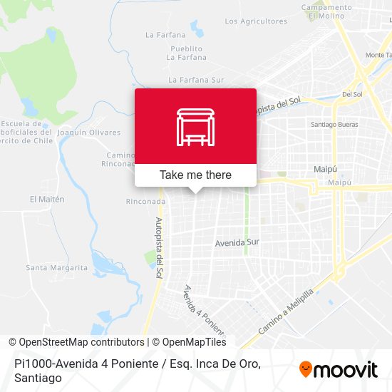 Mapa de Pi1000-Avenida 4 Poniente / Esq. Inca De Oro