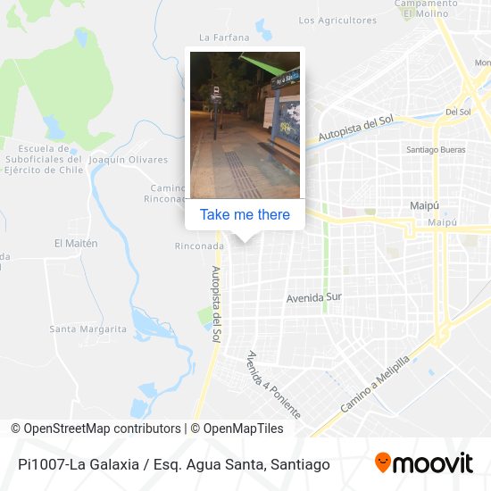 Pi1007-La Galaxia / Esq. Agua Santa map