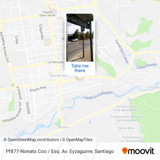 Pf877-Nonato Coo / Esq. Av. Eyzaguirre map