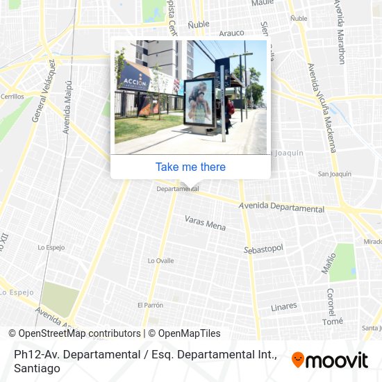 Ph12-Av. Departamental / Esq. Departamental Int. map