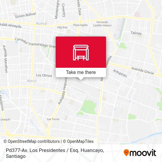 Mapa de Pd377-Av. Los Presidentes / Esq. Huancayo