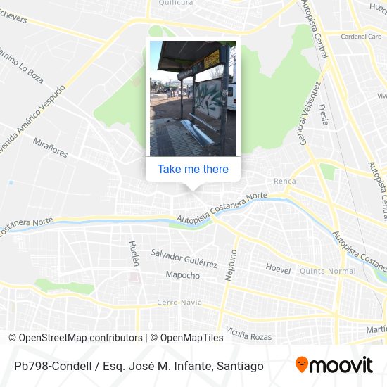 Pb798-Condell / Esq. José M. Infante map