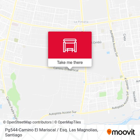 Mapa de Pg544-Camino El Mariscal / Esq. Las Magnolias